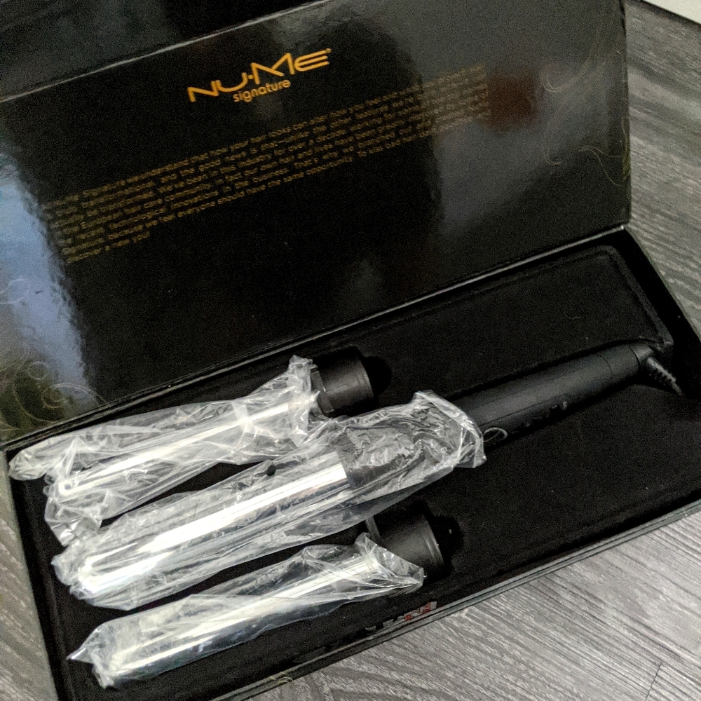 NuMe Titan 3 Curling wand set